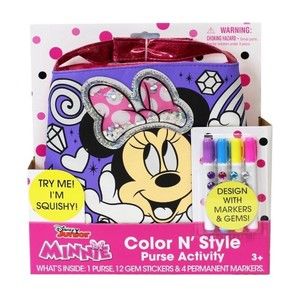 Minnie Mouse Color N' Style Purse Activity Set